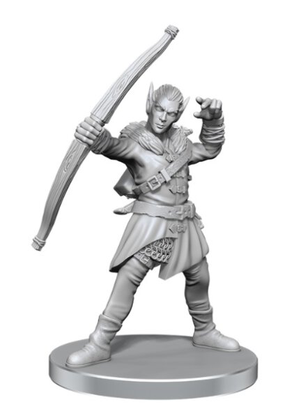 Pathfinder Battles Elf Hunter & Catfolk Bandit