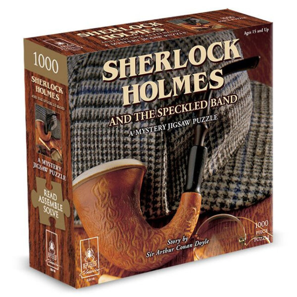 Sherlock Holmes and the Speckled Band Mystery Jigsaw Puzzle (1000)