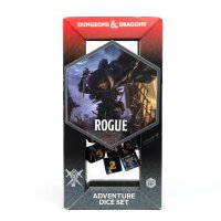 D&D Adventure Dice Rogue Black (17)