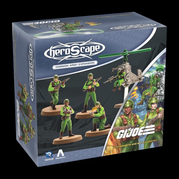 G.I. JOE Heroscape Greenshirts and Battle Copter Army Expansion (english)