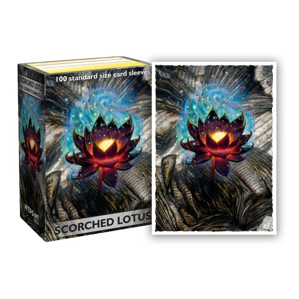 Dragon Shield Matte Sleeves (100) - Scorched Lotus