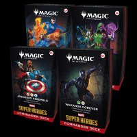 MTG - Marvel Super Heroes Commander Deck Display (4...