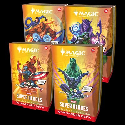 MTG - Marvel Super Heroes Collectors Commander Deck Display (4 Decks) - EN