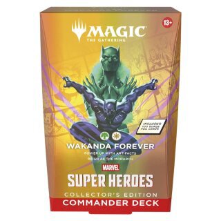 MTG - Marvel Super Heroes Collectors Commander Deck- Wakanda Forever (Green, White) - EN