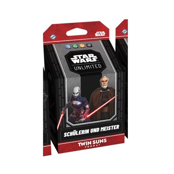 Star Wars: Unlimited Twin Suns Player Deck Schülerin und Meister (deutsch)