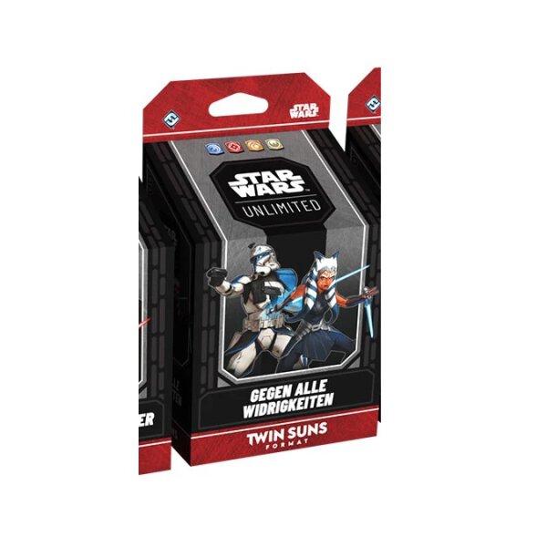 Star Wars: Unlimited Twin Suns Player Deck Gegen alle Widrigkeiten (deutsch)