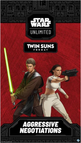 Star Wars: Unlimited Twin Suns Player Deck Aggressive Negotiations (english)