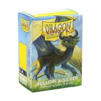 Dragon Shield: Matte – Dual Yellow & Silver(100)