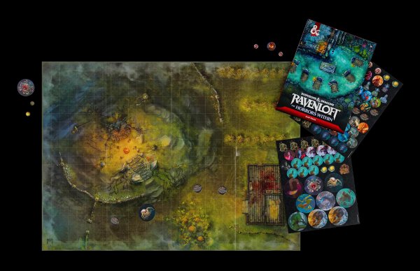 D&D RPG Ravenloft Horrors Within Map Pack