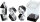 Supernova Dice Yin Yang (7 Dice Set)