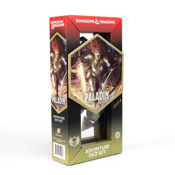 D&D Adventure Dice Paladin White/Grey Refresh