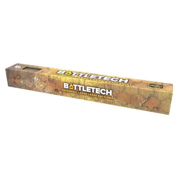 BattleTech Neoprene BattleMat Savannah Large Lakes/Box Canyon