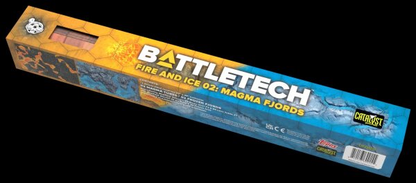 BattleTech BattleMat Fire and Ice 02 Magma Fjords
