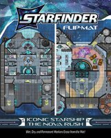 Starfinder Flip-Mat: Iconic Starship—Nova Rush...