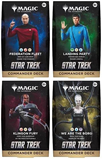 MTG - Star Trek Commander Deck Display (4 Decks) - EN