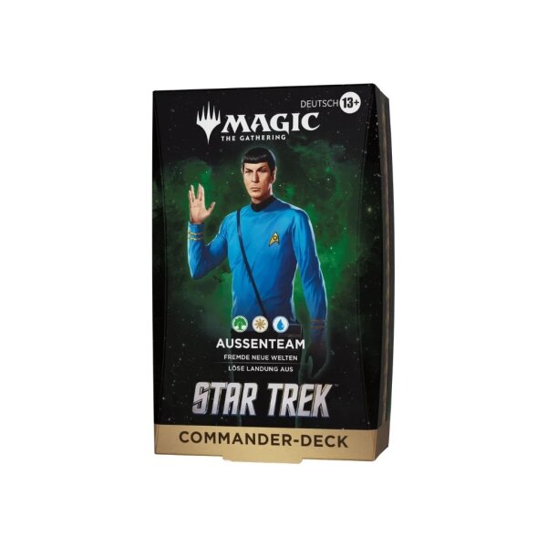 MTG - Star Trek Commander Deck Aussenteam (Grün, Weiß, Blau) - DE