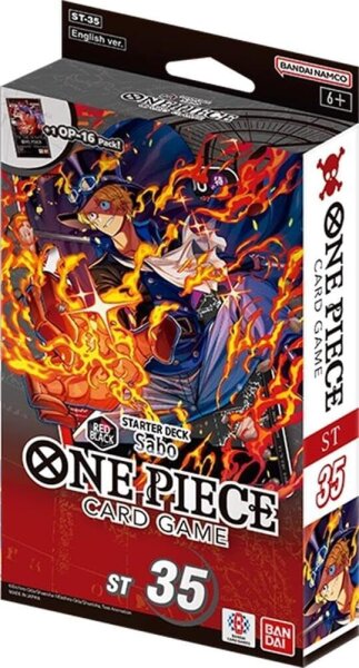 One Piece Card Game Starter Deck ST-35 Rot Schwarz Sabo ENGLISH