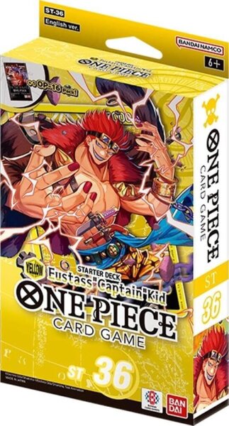 One Piece Card Game Starter Deck ST-36 gelb Eustass Captain Kid ENGLISH