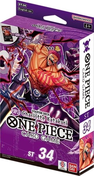 One Piece Card Game Starter-Deck ST-34 lila Charlotte Katakuri ENGLISH