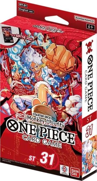 One Piece Card Game Starter Deck ST-31 Red Monkey.D.Luffy ENGLISH