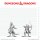 D&D Nolzurs Marvelous Minis W29 Elf Ranger & Dragonborn Monk MOQ2