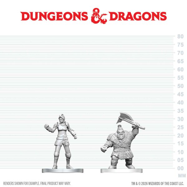 D&D Nolzurs Marvelous Minis W29 Cultist of Bane & Dwarf Zhentilar Soldier MOQ2