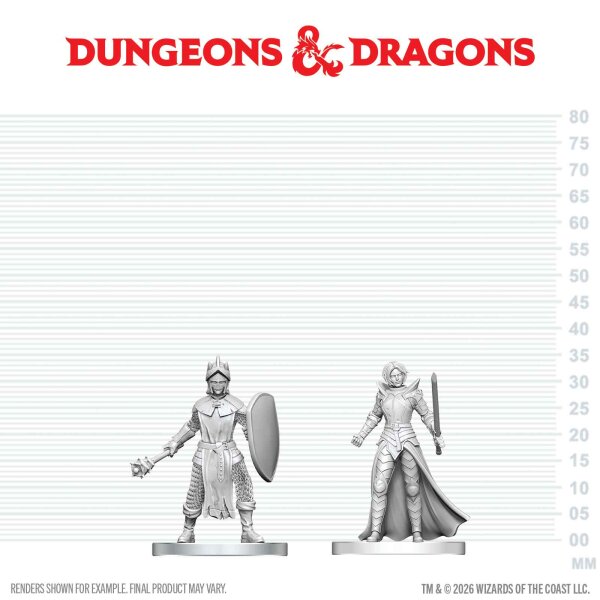 D&D Nolzurs Marvelous Minis W29 Black Gauntlet & Zhentilar Paladin of Bane MOQ2