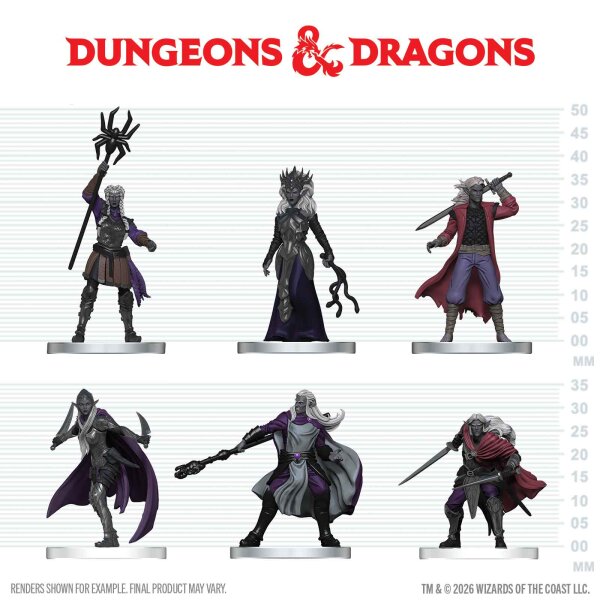 D&D Icons of the Realms Drow Warband