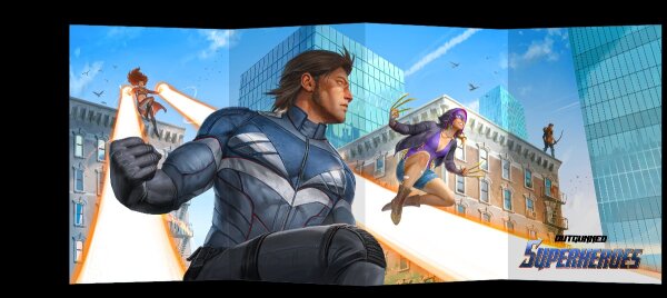 Outgunned Superheroes RPG Super Screen (english)
