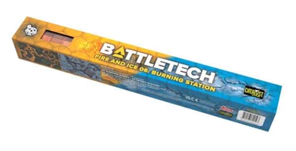 BattleTech BattleMat Fire and Ice 06 Burning Station