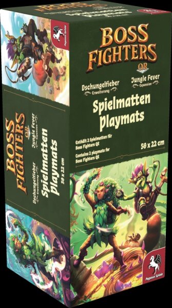 Boss Fighters QR Spielmatten: Dryade und Goblin (2 Stück) (deutsch)