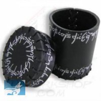 Würfelbecher Black Elven Leather Cup