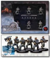 AT-43: U.N.A. White Stars Steel Trooper Box - UNEL01