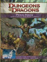 D&D 4.0 Dungeons & Dragons Primal Power