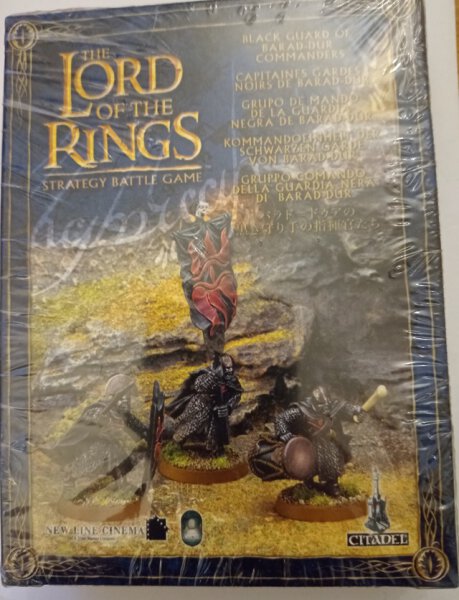 LOTR Herr der Ringe Schwarze Garde von Barad-dûr Kommandoeinheit Metall